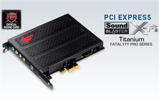 Creative Sound Blaster X Fi Titanium Fatal Ty Professional Series