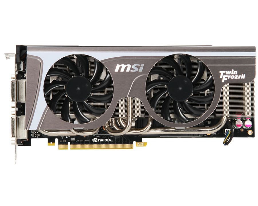 Grafická karta MSI nVidia N580GTX Twin Frozr II 1536MB 772 4008MHz