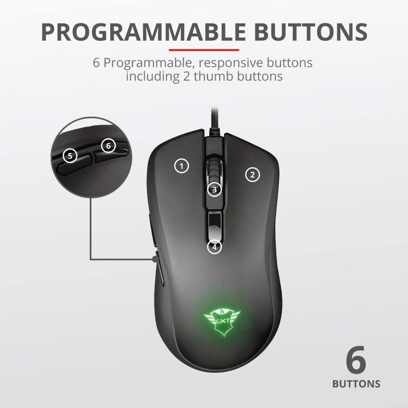 Trust GXT 930 Jacx RGB Gaming Mouse