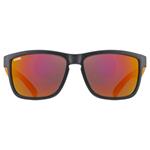 Uvex LGL 39, grey mat orange/mirror red