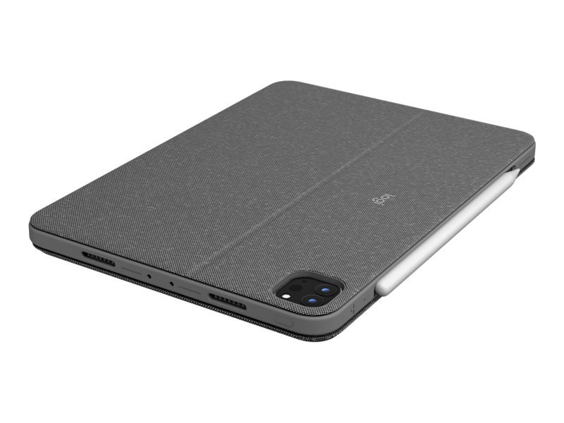 Logitech Combo Touch pro iPad Pro 11" (1., 2., 3.. gen), šedá - US INTL