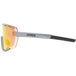 UVEX BRÝLE SPORTSTYLE 236 SET SILICUM / MIRROR RED (CAT. 2) + CLEAR (CAT. 0)