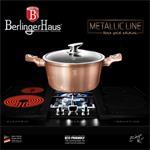 BerlingerHaus 17dílná sada nádobí Rosegold Metallic Line