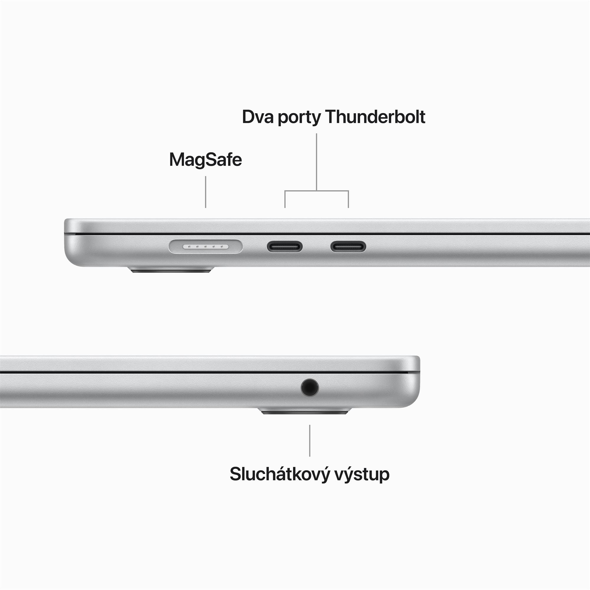 NB Apple MacBook Air 15",M2 8-core CPU/10-core GPU,8GB,512GB,Silver,CZ (MQKT3CZ/A)