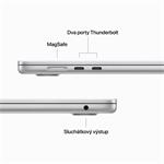 NB Apple MacBook Air 15",M2 8-core CPU/10-core GPU,8GB,512GB,Silver,CZ (MQKT3CZ/A)
