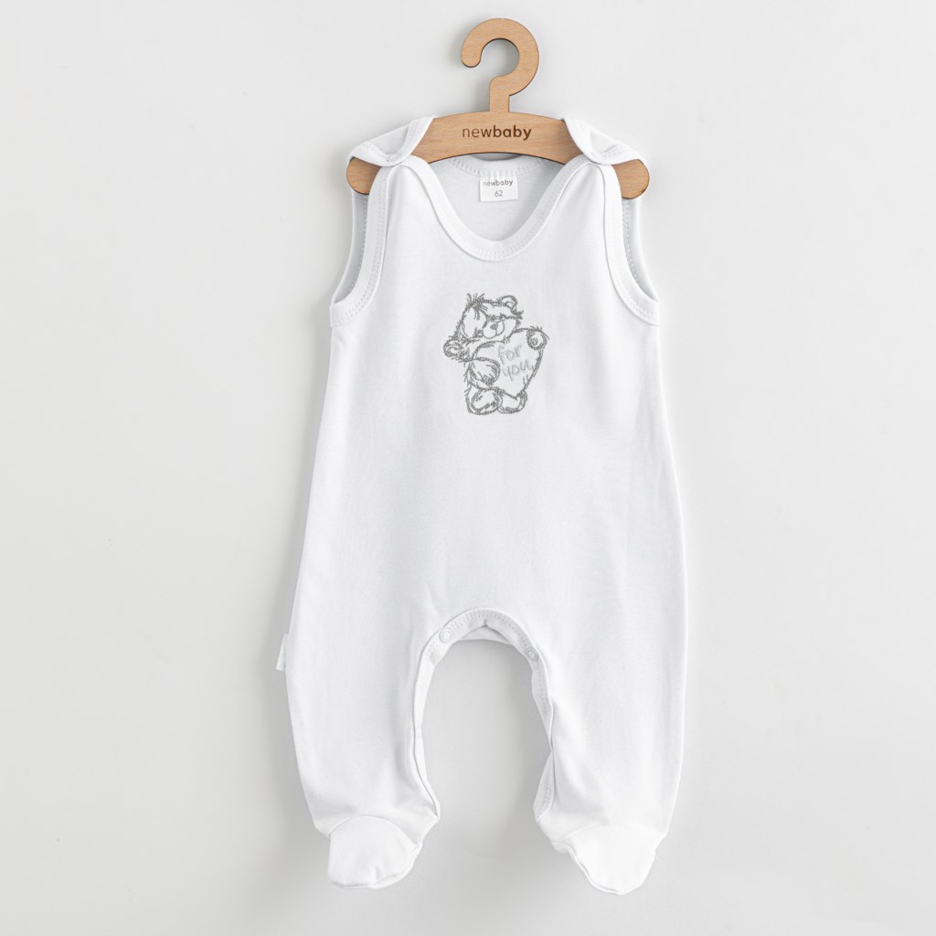 New Baby 5-dílná kojenecká soupravička do porodnice Classic bílá, vel. 56 (0-3m)