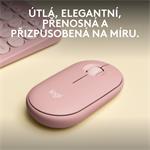 Logitech Wireless Pebble mouse 2, M350s, růžová