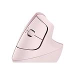 Logitech Lift Vertical Ergonomic Mouse Dark Rose