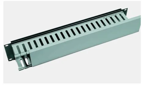 19" vyväzovací panel 2U jednostranná plastová lišta 7508