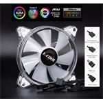 1stCOOL AURA EVO ARGB PWM Crystal 12cm ventilátor