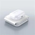 1stCOOL bezdrátová přenosná QI nabíječka 3v1, MagSafe, bílá, USB-C