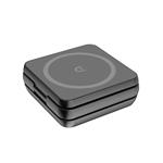 1stCOOL bezdrátová skládací QI nabíječka 3v1, MagSafe, černá, USB-C