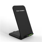 1stCOOL Bezdrôtová nabíjačka QI so skladacím stojanom, čierna, USB-C