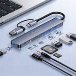 1stCOOL hliníkový USB HUB 8 in 2