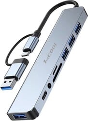 1stCOOL hliníkový USB rozbočovač 8 v 2