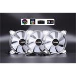 1stCOOL KIT AURA EVO CRYSTAL ARGB 3x CRYSTAL White + Nano řadič
