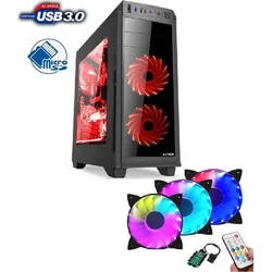 1stCOOL MiddleTower GAMER 2, CR + set FAN2