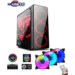 1stCOOL MiddleTower GAMER 3 Aura RGB + set FAN ARGB