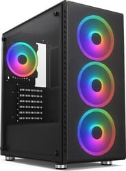 1stCOOL MiddleTower RAINBOW 4, 4xRGB ventilátor, 650W 88+