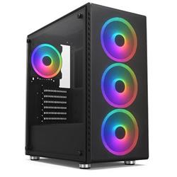 1stCOOL MiddleTower RAINBOW 4, 4xRGB ventilátor, 650W 88+
