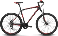 2018 KROSS 27,5" HEXAGON 3 vel.21" - black/red/burgundy matt