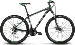 2018 KROSS 27,5" HEXAGON 4 vel.15" - black/graphite/green matt