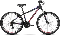 2018 KROSS 27,5" LEA 2 vel.15" - black/rapsberry/violet matt