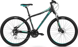 2018 KROSS 27,5" LEA 5 vel.19" - black/tyrkys glossy