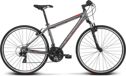 2018 KROSS 28" EVADO 1 vel.21" - graphite/red matt