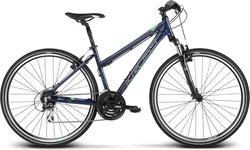 2018 KROSS 28" EVADO 3 dámský vel.17" - navy blue/green matt