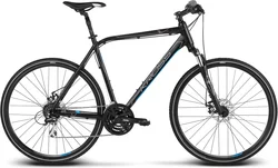 2018 KROSS 28" EVADO 4 vel.21" - black/blue matt