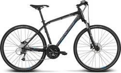 2018 KROSS 28" EVADO 6 vel.21" - black/blue matt