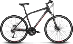 2018 KROSS 28" EVADO 7 vel.21" - black/red matt