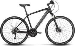 2018 KROSS 28" EVADO 9 vel.21" - black/silver matt