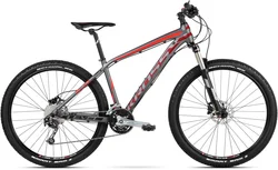 2018 KROSS 29" LEVEL 5.0 vel.23" - graphite/burgundy/red matt