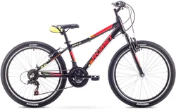 2018 ROMET 24" Rambler black/red