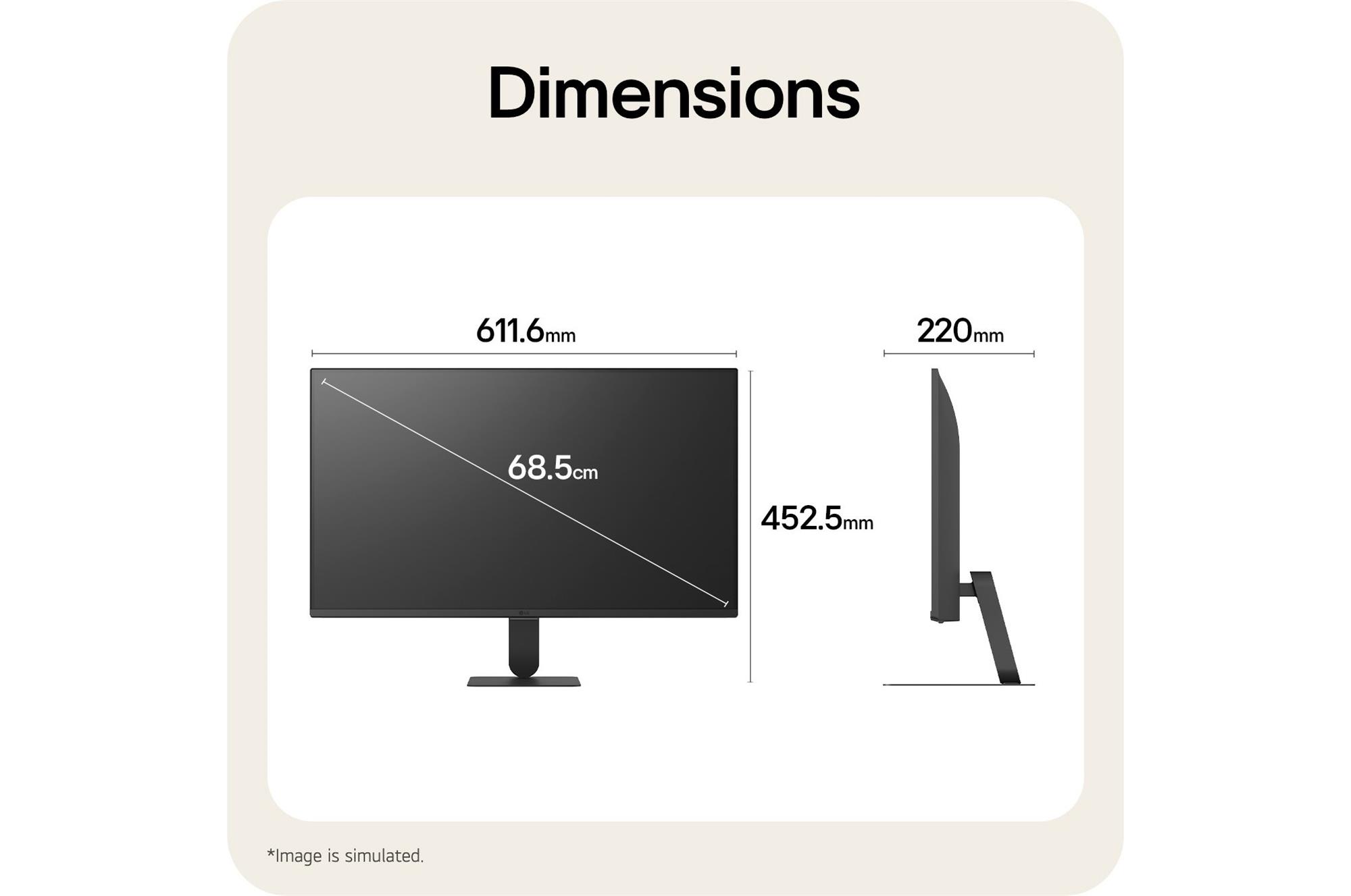 27-palcový inteligentný monitor LG 27U511SB