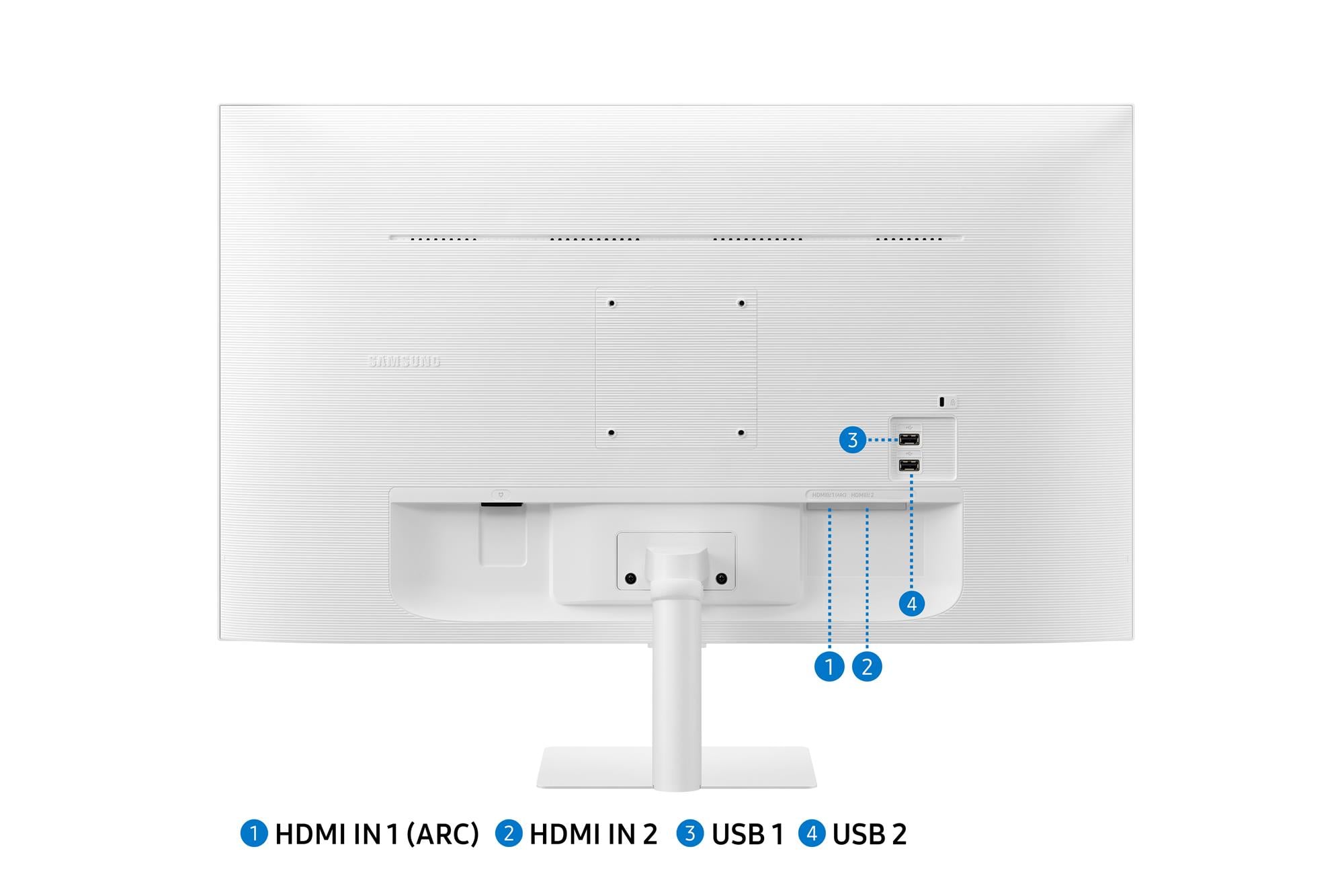 27" Samsung Smart Monitor M5 bílý