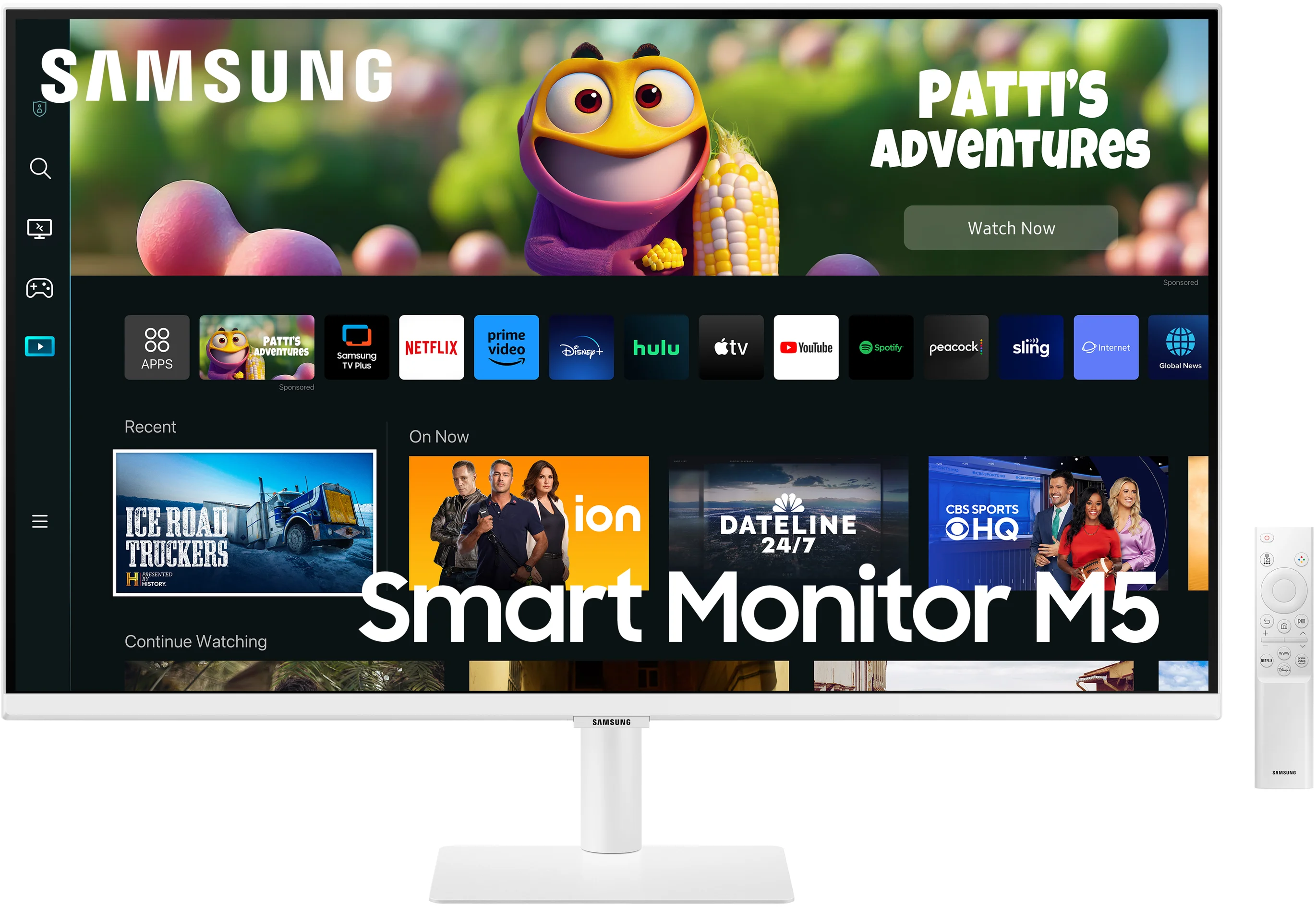 27" Samsung Smart Monitor M5 White