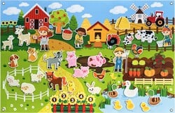 2Kids Toys Interaktívna herná stena „Farma“
