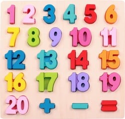 2Kids Toys Vkladacie puzzle Matematika Veľké počítanie