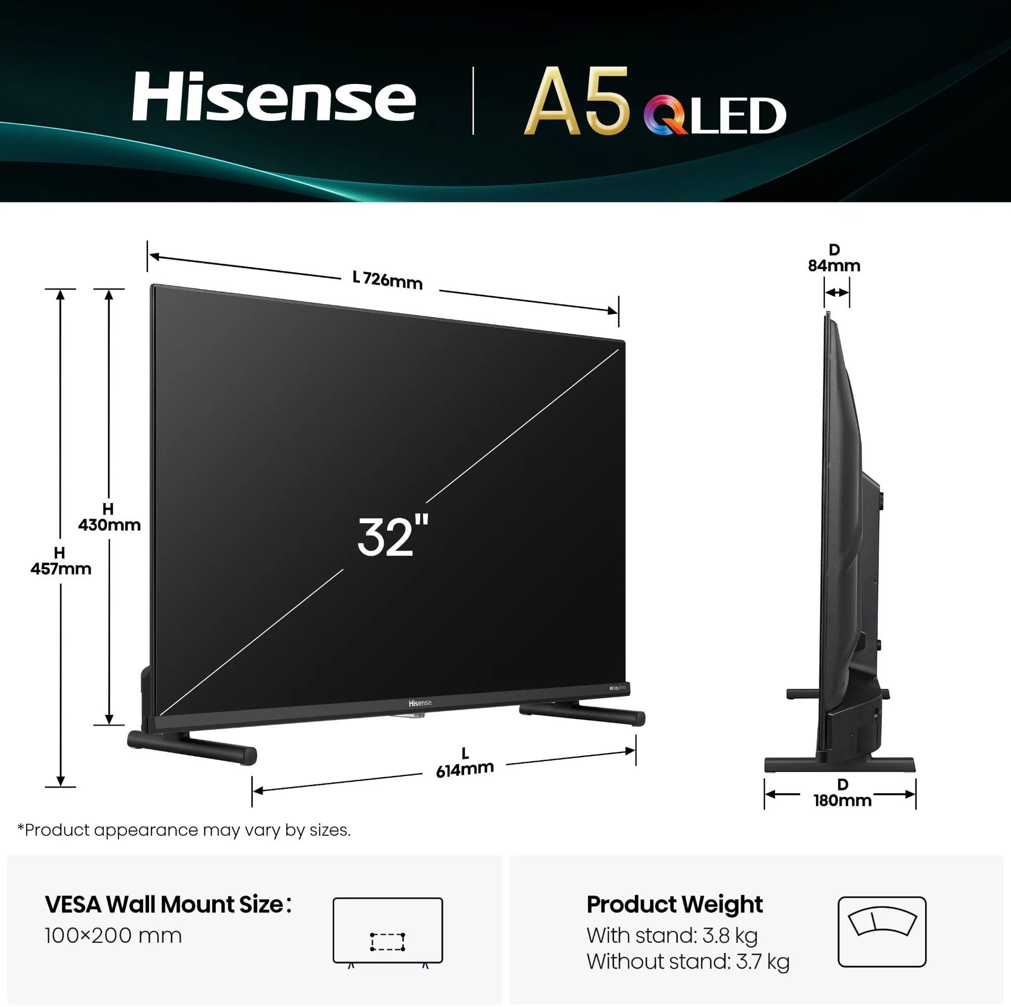 32" HISENSE 32A5Q (2025)