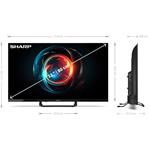 32" Sharp 32FH8EA ANDROID FHD TV T2/C/S2 