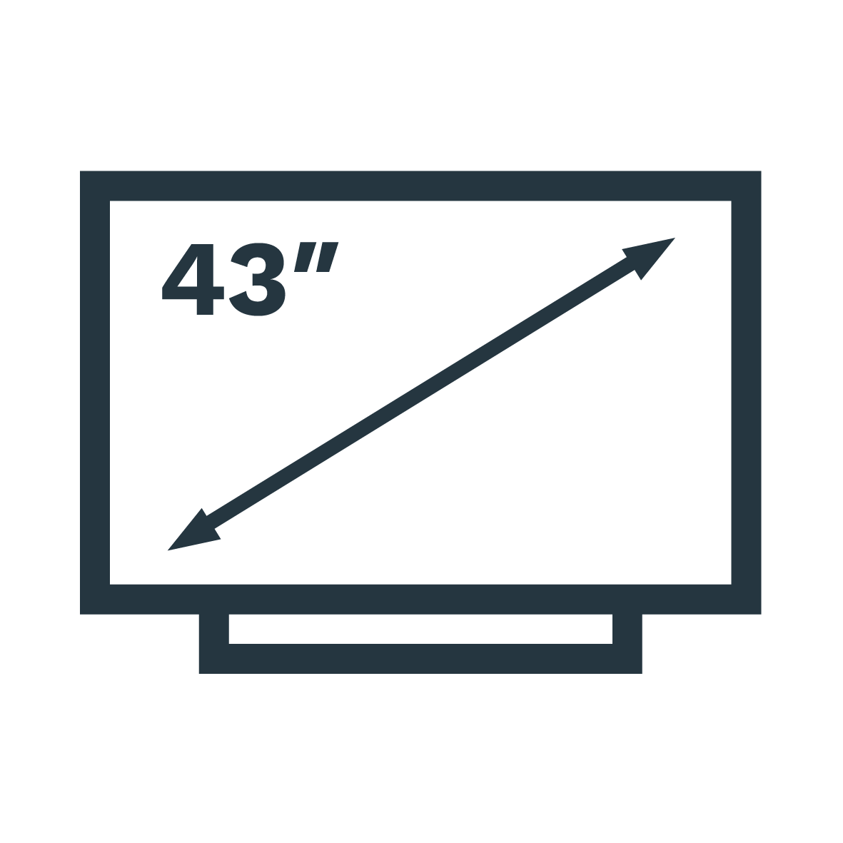 Televize s úhlopříčkou 33"–43" (83–109 cm)