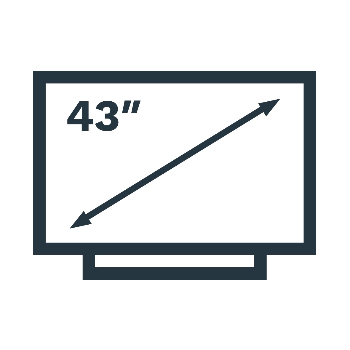 Televize LG s úhlopříčkou 33"–43" (83–109 cm)
