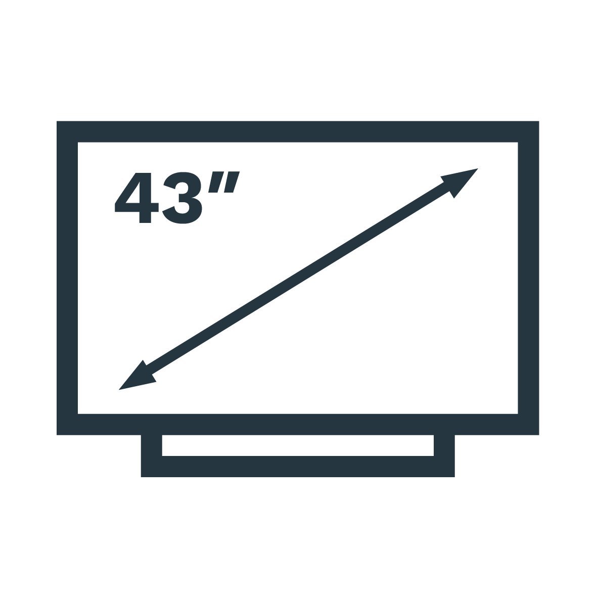 Televize Samsung s úhlopříčkou 33"–43" (83–109 cm)