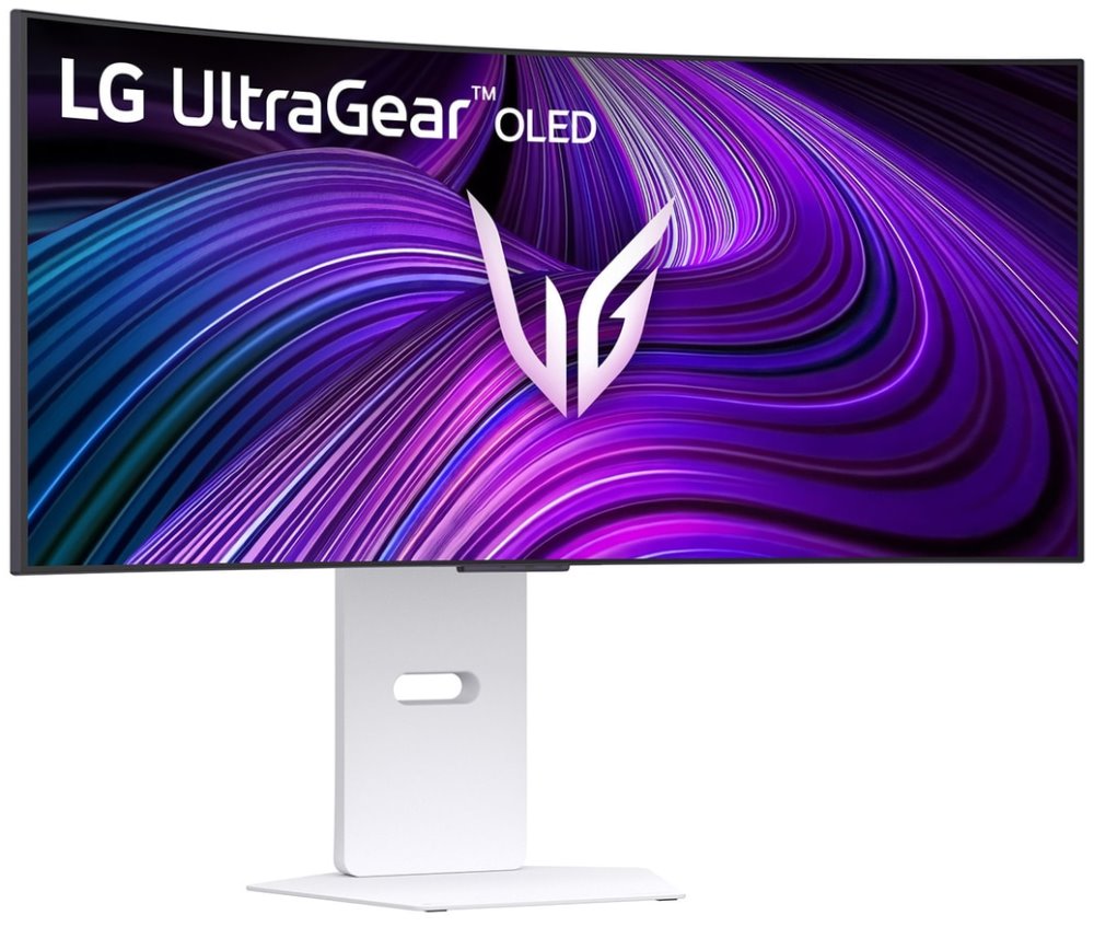 34" LG monitor UltraGear 34GX90SA-W s webO, prohnutý