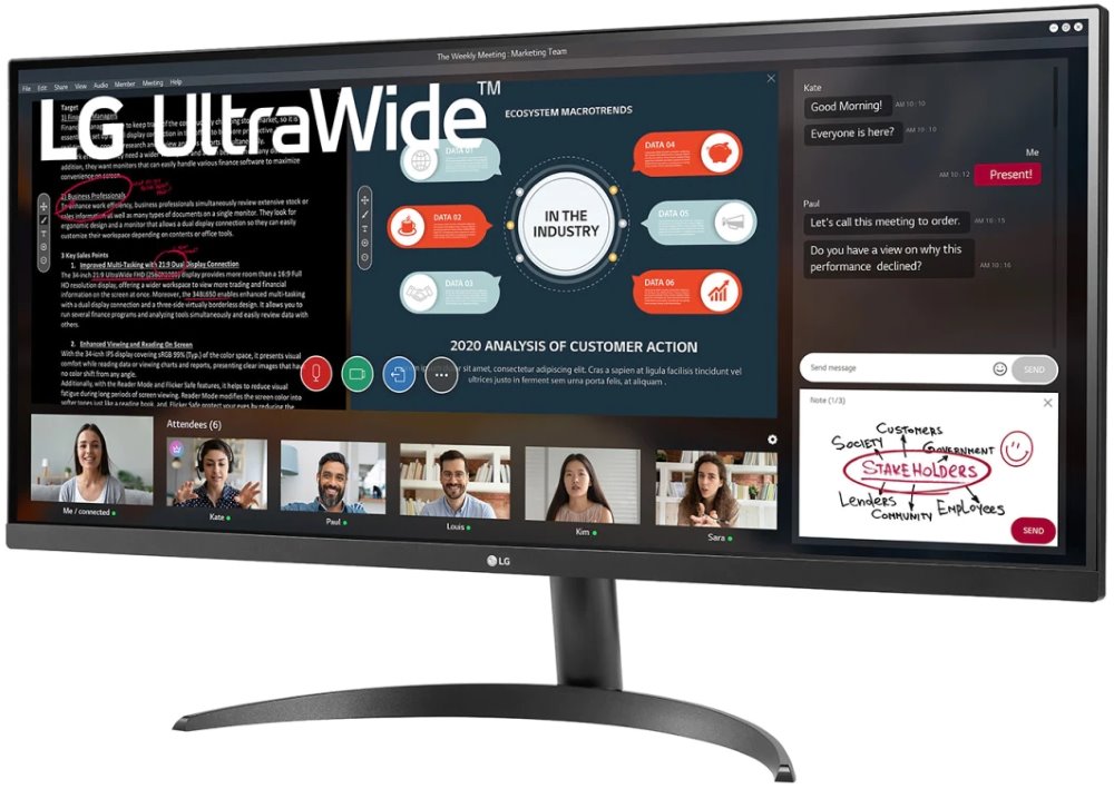 34" LG UltraWide 34WP500