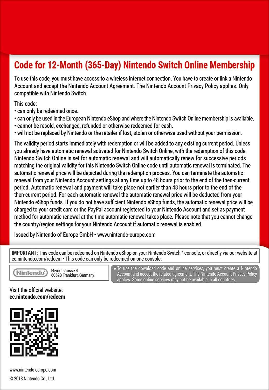 365 dní členstva Switch Online Individual - elektronická licencia