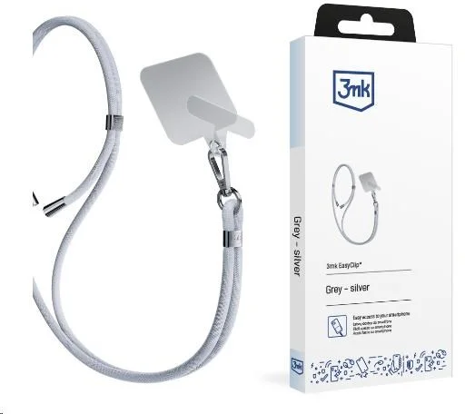 3mk EasyClip Grey (strieborná)